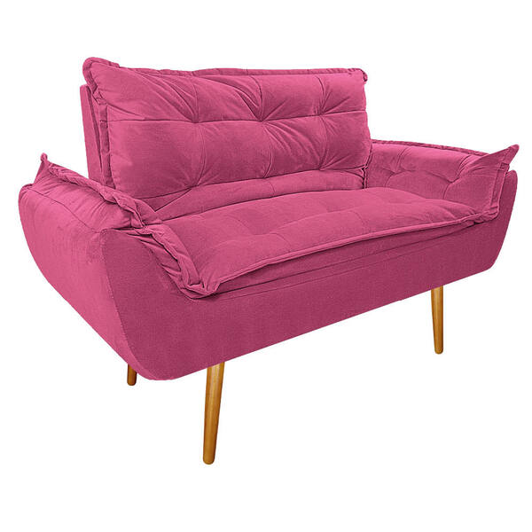 Namoradeira Opala Pés Palito Corano Pink - Amarena Móveis