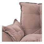 Namoradeira Opala Pés Palito Mel Suede Rosê - Amarena Móveis