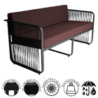 Namoradeira Para Área Externa Santiago Em Alumínio E Corda Ná