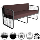 Namoradeira Para Área Externa Santiago Em Alumínio E Fibra Si