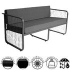 Namoradeira Para Área Externa Santiago Em Alumínio E Fibra Si