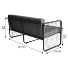 Namoradeira Para Área Externa Santiago Em Alumínio E Fibra Si