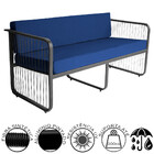 Namoradeira Para Área Externa Santiago Em Alumínio E Fibra Si