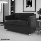 Namoradeira Para Sala 2 Lugares Luiza Suede Bege