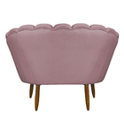 Namoradeira Pétala 2 Lugares Decorativa Veludo - Montanaris D