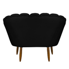 Namoradeira Pétala 2 Lugares Decorativa Veludo - Montanaris D