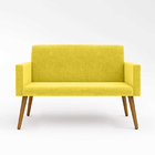 Namoradeira Poltrona Decorativa - Balaqui Decor Amarelo