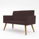 Namoradeira Poltrona Decorativa - Balaqui Decor Marrom