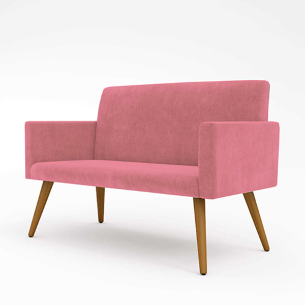 Namoradeira Poltrona Decorativa - Balaqui Decor Rosa