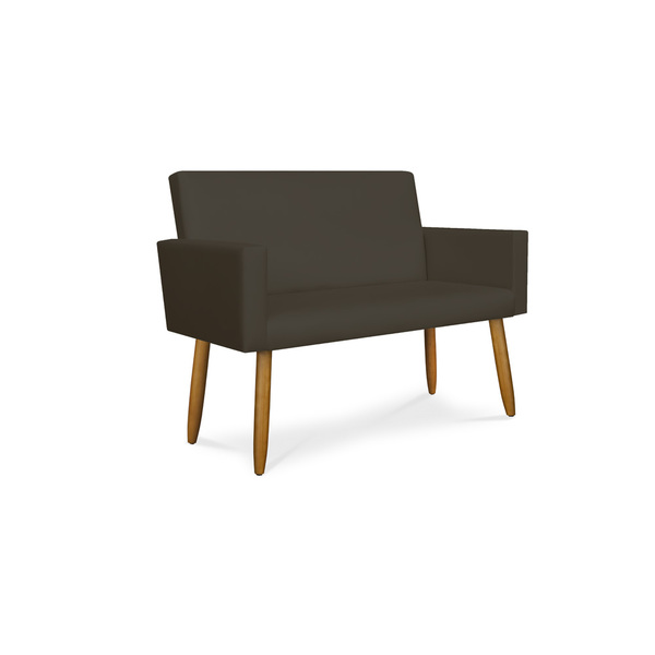 Namoradeira Poltrona Decorativa Luxo Tecido Courino Balaqui C