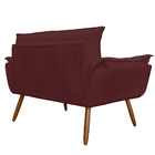 Namoradeira Poltrona Sofá Decorativa 02 Lugares Opalla Pés Pa