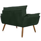 Namoradeira Poltrona Sofá Decorativa 02 Lugares Opalla Pés Pa