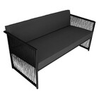 Namoradeira Santiago Em Aço E Corda Náutica