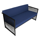 Namoradeira Santiago Em Aço E Corda Náutica