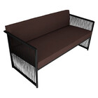 Namoradeira Santiago Em Aço E Corda Náutica