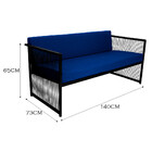 Namoradeira Santiago Para Área Externa De Fibra Sintética