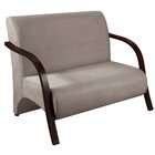 Namoradeira Sevilha Braço Madeira Cadeira Decorativa Recepção