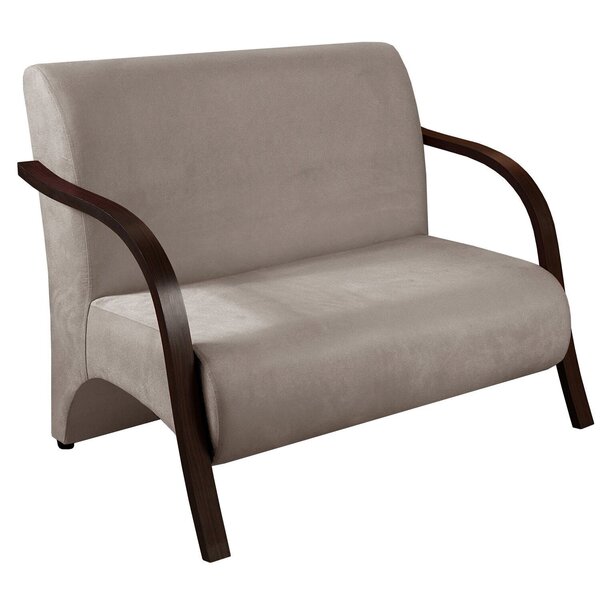 Namoradeira Sevilha Braço Madeira Cadeira Decorativa Recepção