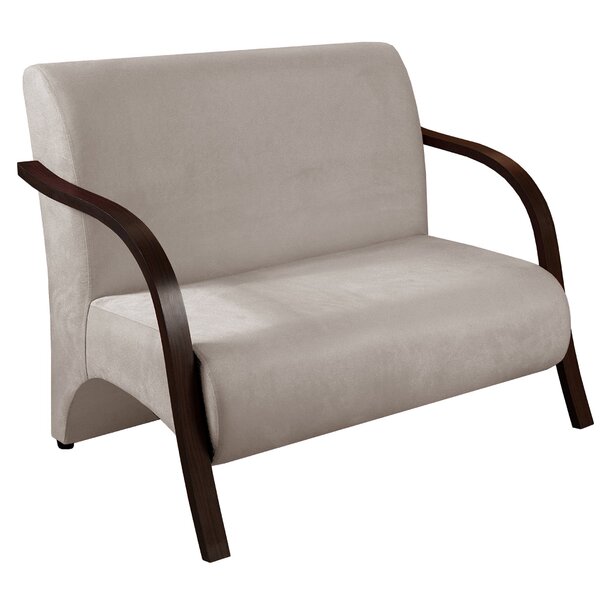 Namoradeira Sevilha Braço Madeira Cadeira Decorativa Recepção