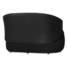 Namoradeira Sofá Beatriz Com Composê Corino Preto Suede Preto