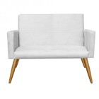 Namoradeira Sofá Decorativa Nina Sala De Estar Recepção Corin