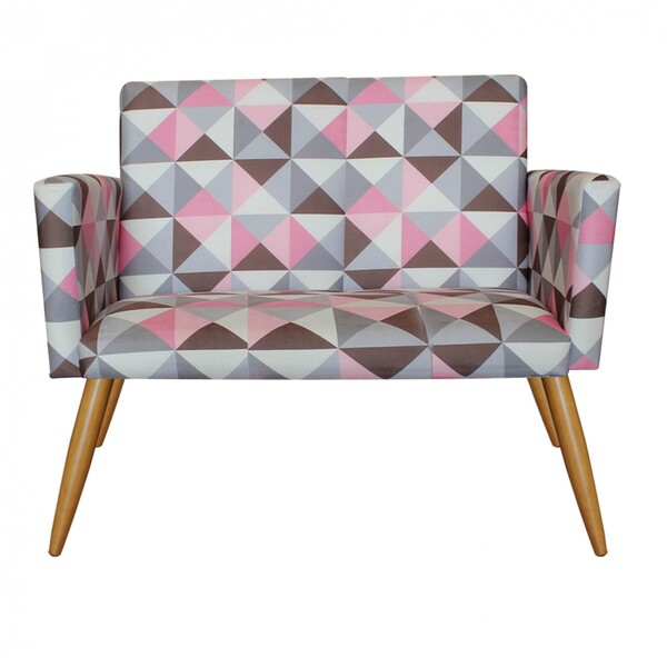 Namoradeira Sofá Nina Decorativa Sala De Estar Recepção Triân