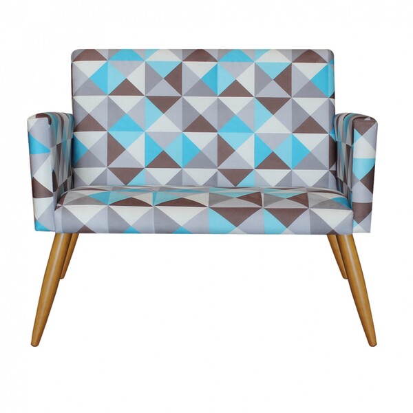 Namoradeira Sofá Nina Decorativa Sala De Estar Recepção Triân