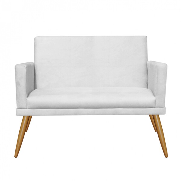 Namoradeira Sofá Nina Rodapé Sala De Estar Recepção Corino Br