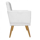 Namoradeira Sofá Nina Rodapé Sala De Estar Recepção Corino Br