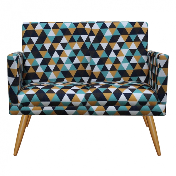 Namoradeira Sofá Nina Rodapé Sala De Estar Recepção Romero Br