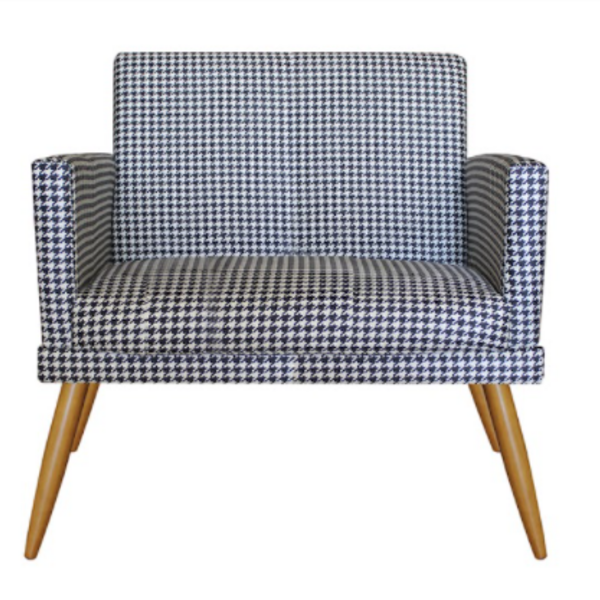 Namoradeira Sofá Nina Sala De Estar Recepção Escritório Pied