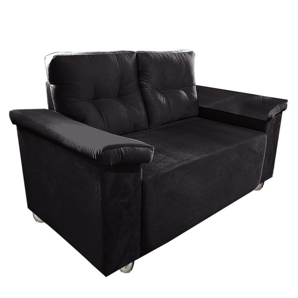 Namoradeira Sofa Vitória Dois Lugares Com Braço Almofadado Pr