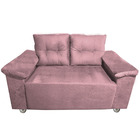 Namoradeira Sofa Vitória Dois Lugares Com Braço Almofadado Ro