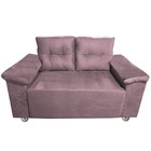 Namoradeira Sofa Vitória Dois Lugares Com Braço Almofadado Ro