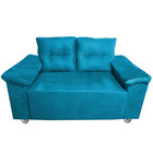 Namoradeira Sofa Vitória Dois Lugares Com Braço Almofadado Tu