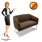 Namoradeira Stella Suede Pes Palito Natural D03 - D'rossi - M