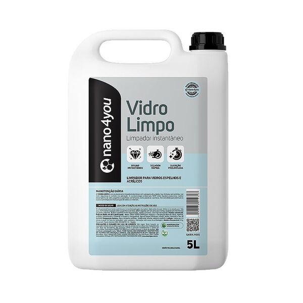 Nano4you Vidro Limpo Com Nanotecnologia 5l