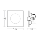 Não Ativar Spot De Led Taschibra Alltop Par 30 Quadrado 10w B