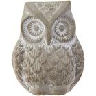 Nascha Adorno Decorativo 9x7x7cm Cimento Cinza Coruja