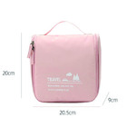 Necessaire De Viagem Impermeável Com Cabide 50245 Rosa