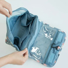 Nécessaire Organizador Viagem Com Gancho Pendurar E Divisória