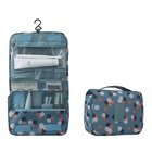 Nécessaire Organizador Viagem Com Gancho Pendurar E Divisória