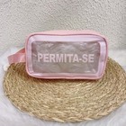 Nécessaire Permita-se Transparente Glow - Rosa