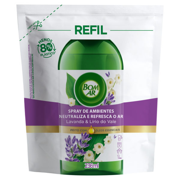 Neutralizador De Odores Pimenta-rosa & Capim-limão Bom Ar Sac