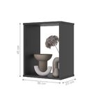 Nicho 1 Compartimento França Preto Onix