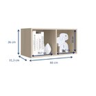 Nicho 1 Porta Be Mobiliário Nature/verde