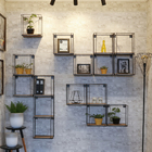 Nicho 30x30x20cm Aço Escovado Rustic Pipe DS Artefatos