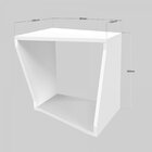 Nicho 38cmx30cm Flow Yescasa Branco