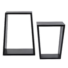 Nicho 39x30x19cm Madeira Preto Angular Muve