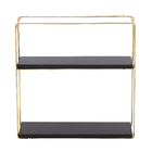 Nicho 45x45x15cm Metal Dourado Dandy Zamar